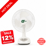 Syntax AC/DC 12'' Rechargeable Fan
